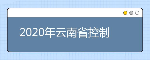 2020年云南省控制分?jǐn)?shù)線:一本文史555分，理工535分