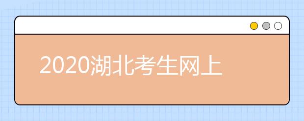 2020湖北考生網(wǎng)上填報志愿怎么操作？十步解決網(wǎng)上志愿填報