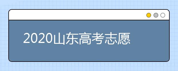 2020山東高考志愿填報政策有什么變化？分?jǐn)?shù)線和投檔線作用是什么？