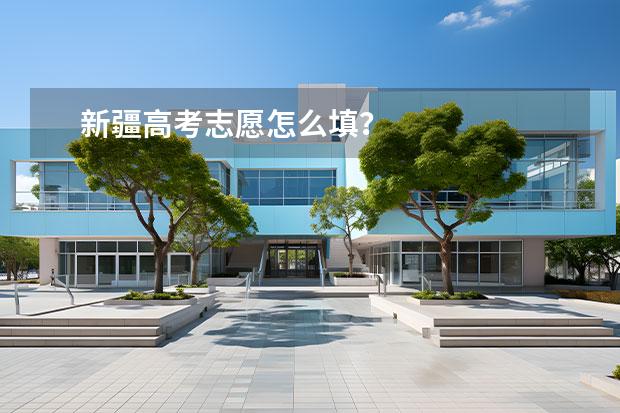 新疆高考志愿怎么填？